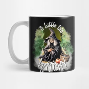 A Little Ole Witchy- Green Mug